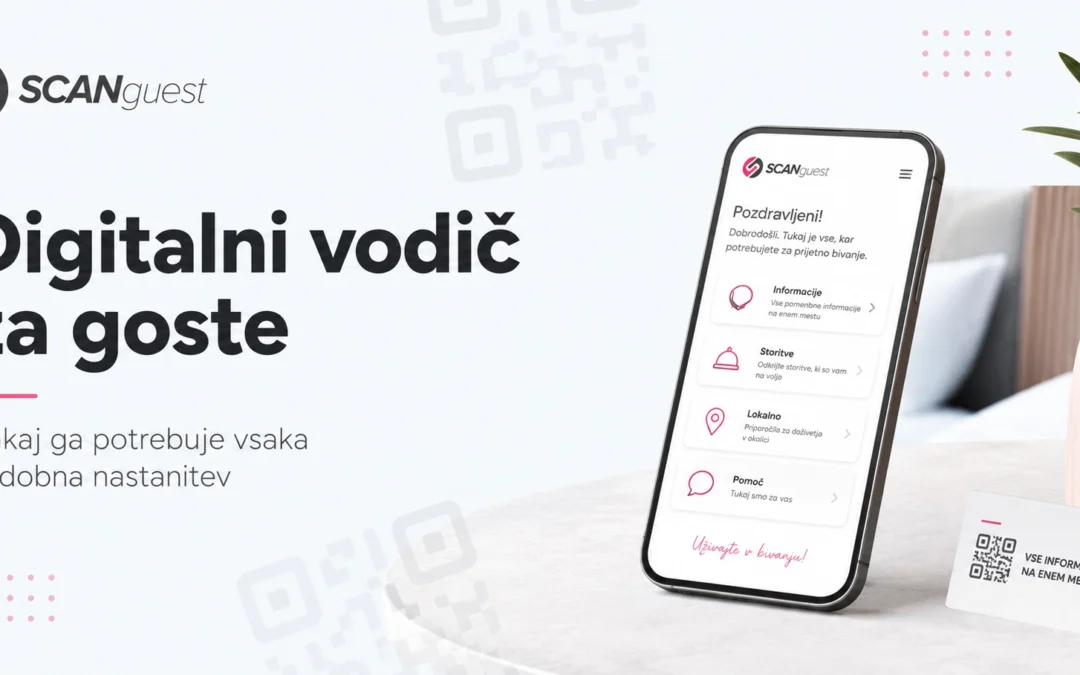 Digitalni vodič za goste: sodobna rešitev za apartmaje, vile, hotele in glampinge